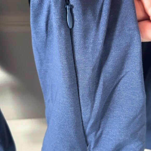 Travis Mathew Golf Blue Half Zip Pullover Athletic Sporty Zippered Pockets Sz Lg - Picture 9 of 16
